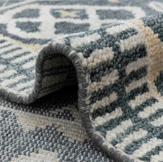 Nomad 9x12 Tribal Geometric Design Woolen Rug