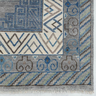 Khotan Loom 10x14 Distressed Medallion Khotan Wool Rug