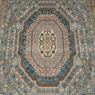 Aramaic 9x12 Geometric Medallion Mamluk Rug