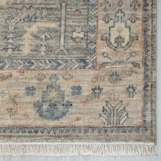 Vivien 8x10 Cypress Tree Motifs Fine Knotted Wool Rug