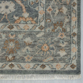 Adeel 8x10 Gray Traditional Oriental Style Wool Rug