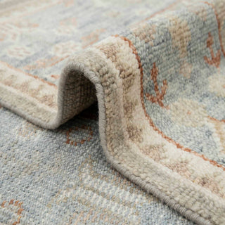 Helms 9x12 Distressed Oushak Inspired Wool Rug