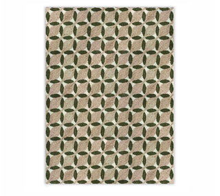 10x14 8x10 Olive Green Ivory Geometric Motifs Handmade Abaca Rugs handmade abaca fiber rugs for sale.