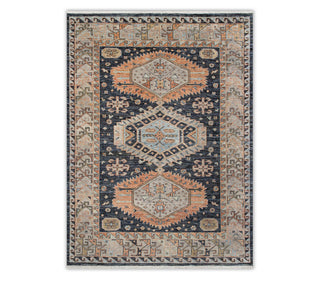 10x14 Charcoal Beige Border Decorative Kismet Oushak Inspired Handmade Wool Rug