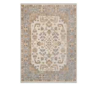 10x14 Ivory Persian Floral Style Handmade Premium Plush Feel Wool Rug
