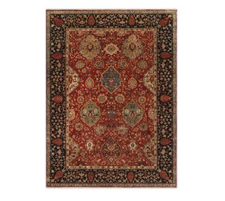  10x14 Super Fine Weave Persian Tabriz High Knots Density Red Wool Rug