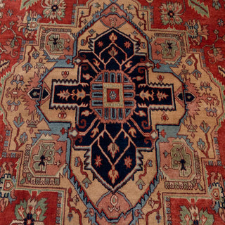 10x14 oversize handmade traditional red cream persian rugs for sale