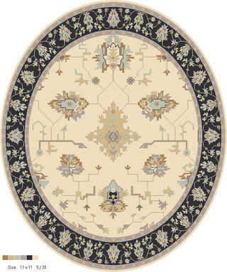 11x11 ft Round Rug for Laurie