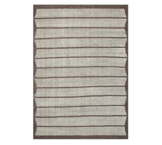 12x15 Hand Knotted Large Area Low Pile Ivory Brown Wool Rug
