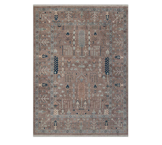 12x15 Large Area Hand Knotted Tree Motifs Oushak Inspired Wool Rug 