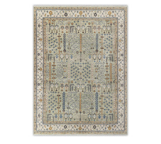 12x15 Oversize Sage Green Wool Cypress Tree Oushak Rug