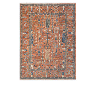 12x15 Oversize Timeless Persian Tree of Life Inspired Rust Wool Rug