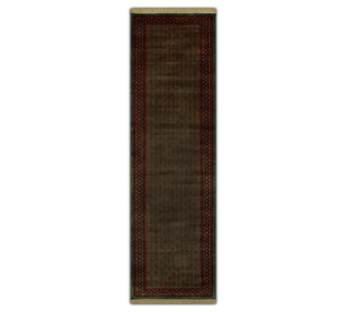 Herati 2'6x10 Fine Quality Litchi Motifs Wool Runner Rug