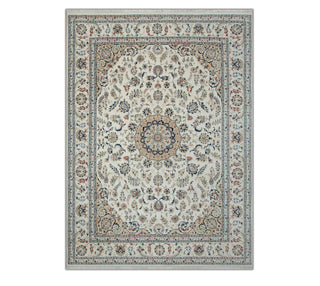 Nain 9x12 Medallion Persian Wool & Silk Rug