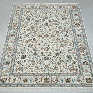 Nain 9x12 Allover Persian Wool & Silk Rug