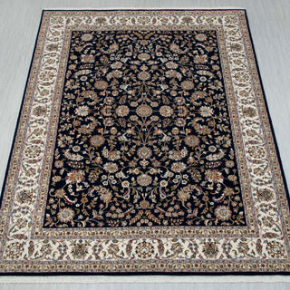 Nain 9x12 Allover Persian Wool & Silk Rug
