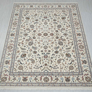 Nain 10x14 Allover Persian Wool & Silk Rug