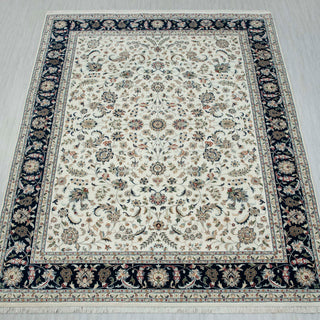 Nain 9x12 Allover Persian Wool & Silk Rug