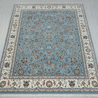 Nain 8x10 Allover Persian Wool & Silk Rug