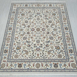 Nain 8x10 Allover Persian Wool & Silk Rug