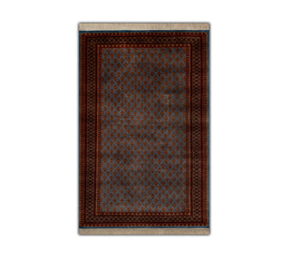 Herati 4x6 Fine Weave Baluch Silky Feel Wool Rug