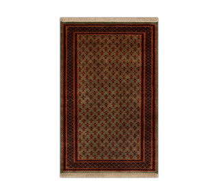 Herati 3x5 Vintage Style Fine Quality Pure Wool Rug