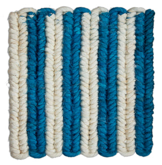 Indigo Hand Twisted Abaca Rug