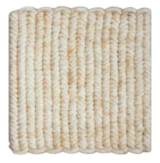 Ivory Cloud Hand Twisted Abaca Rug