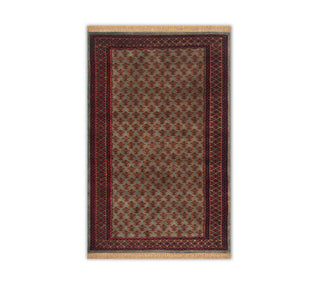 3x5 Greenish Gray Persian Senneh Handmade Fine Weave Soft Thick Plush Feel Wool Small Rug