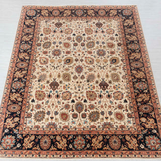 Kingsley 9x12 Hand Knotted Persian Floral Motifs Wool Rug