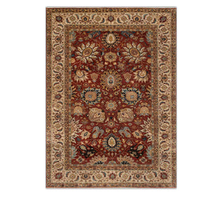 6x9 Super Fine Weave Traditional Persian Ziegler Red Wool Rug