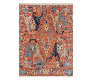 6x9 Terracotta Red Wool Vintage Persian Finish Fine Quality Weave Living Room Rug.