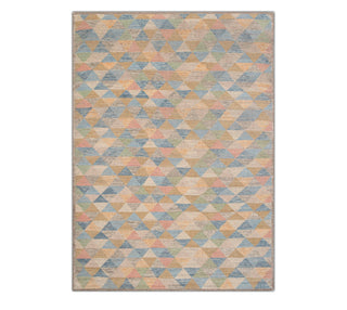 8X10 pastel colors Geometric patterned rug FOR BEDROOM 