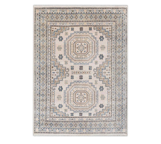 8x10 Beige Mamluk Southwest Geometric Style Hand Knotted Wool Rug