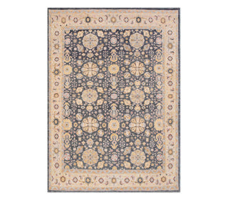 8x10 Charcoal Black Turkish Oushak Ziegler Design Soft Wool Hand Knotted Quality Oushak Rug 
