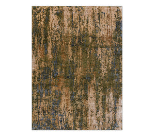8x10 Decorative Beige Green Wool & Silk Hand Knotted Modern Abstract Fine Quality Soft Feel Rug