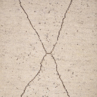 8x10 Distressed Berber weave mimics authentic Atlas Mountain heritage rug