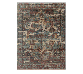8x10 Distressed Vintage Persian Inspired Woolen Rug: Oriental Looms