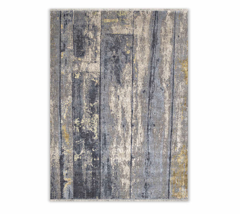 8x10 Indo Nepali Premium Quality Wool & Silk Hand Knotted Rug