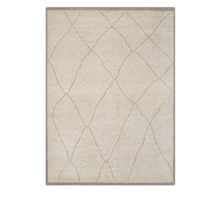 8x10 Neutral Beni Ourain Berber Traditions Inspired Wool Rug