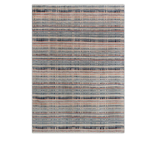 8x10 Plaid Pattern Multicolor Hand Knotted Woolen Area Rug