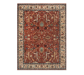  8x10 Traditional Persian Tabriz Red Wool Super Fine Weave Rug