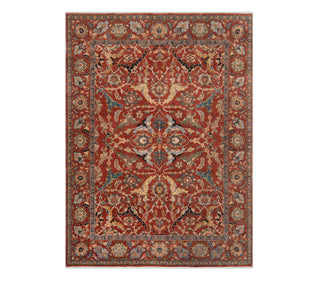  8x10 Vintage Persian Bidjar Reproduction Fine Weave Red Wool Rug