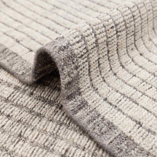 8x10 ft modern neutral carpet, flatweave geometric rug