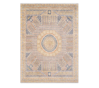 9x12 Beige Gray Modern Khotan Style Handmade Wool Oriental Rug