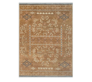 9x12 Camel Brown Traditional Persian Inspired Modern Area Wool Rug