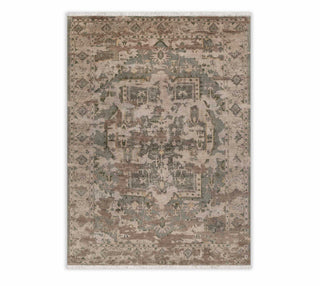 9x12 Grey Beige Brown Soft Wool Quality Hand Knotted Modern Oushak Persian Style Rug
