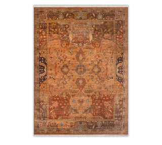 9x12 New Burnt Orange Rust Persian Reproduction Fine Quality Wool Handmade Rug