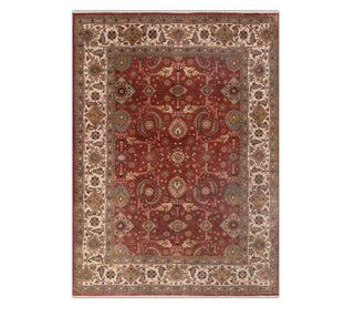 9x12 Red Hand Knotted Traditional Persian Woolen Rug