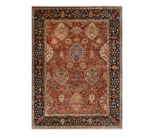 9x12 Super Fine Weave Persian Tabriz High Knots Density Red Wool Rug FOR BEDROOM LIVING ROOM